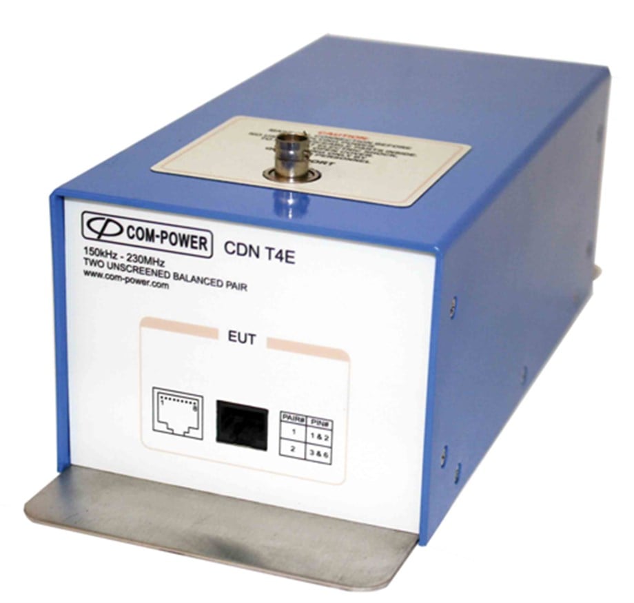 Com-Power Taranmamış İki Dengeli Çift için CDN CDN-T4E 150 kHz-230 MHz