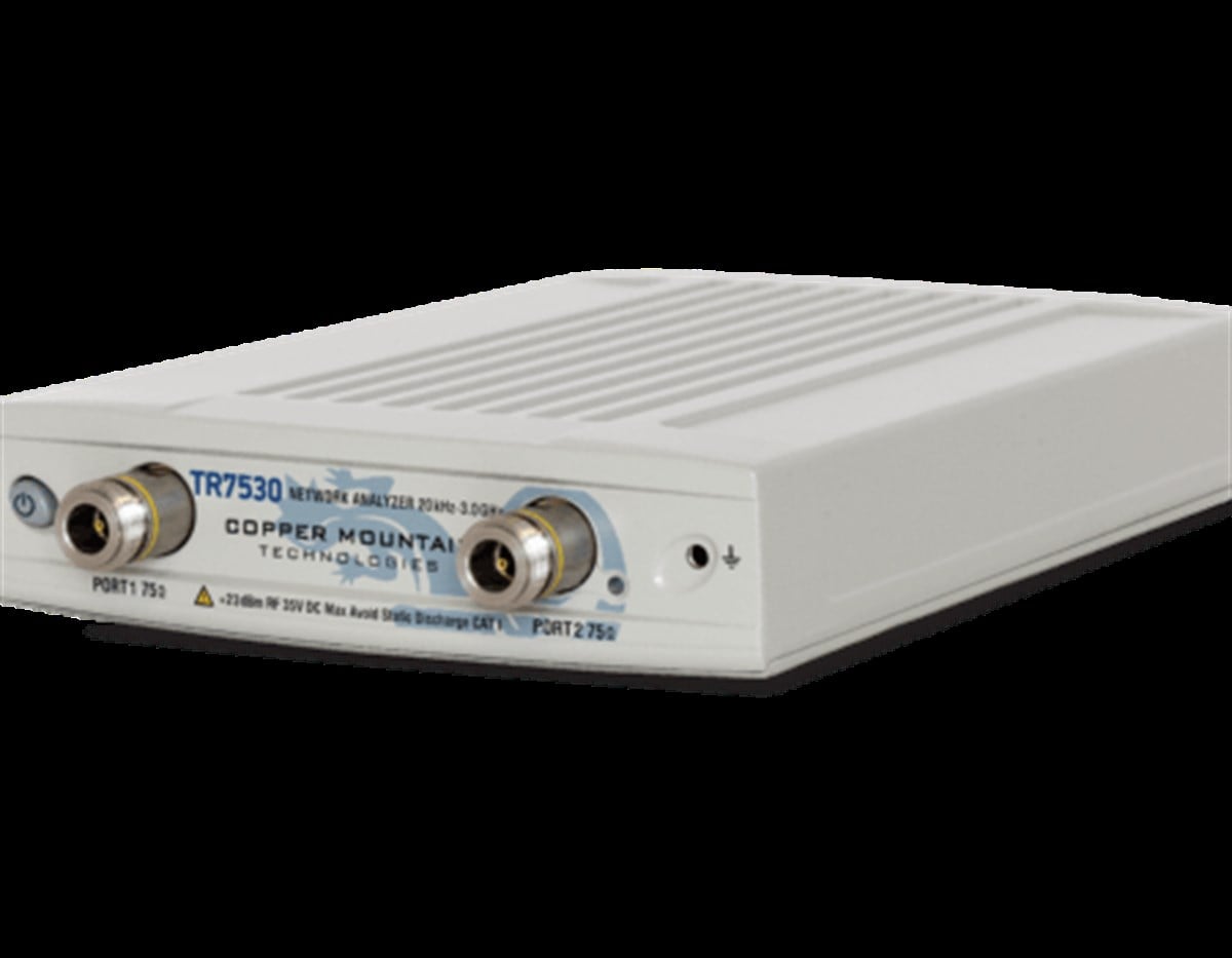 Copper Mountain Tech TR7530 2-Port 75 Ohm 3.0 GHz VNA