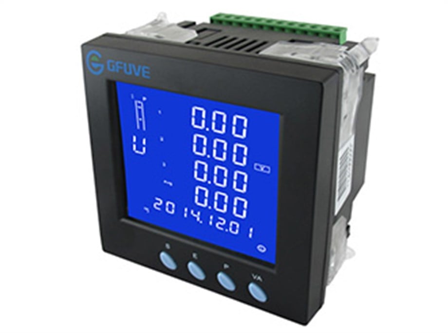 GFUVE FU2200B RS485 AND RJ45 DIGITAL POWER METER WITH PC SOFTWARE FU2200B RS485 VE RJ45 PC YAZILIMINA SAHİP DİJİTAL GÜÇ ÖLÇER