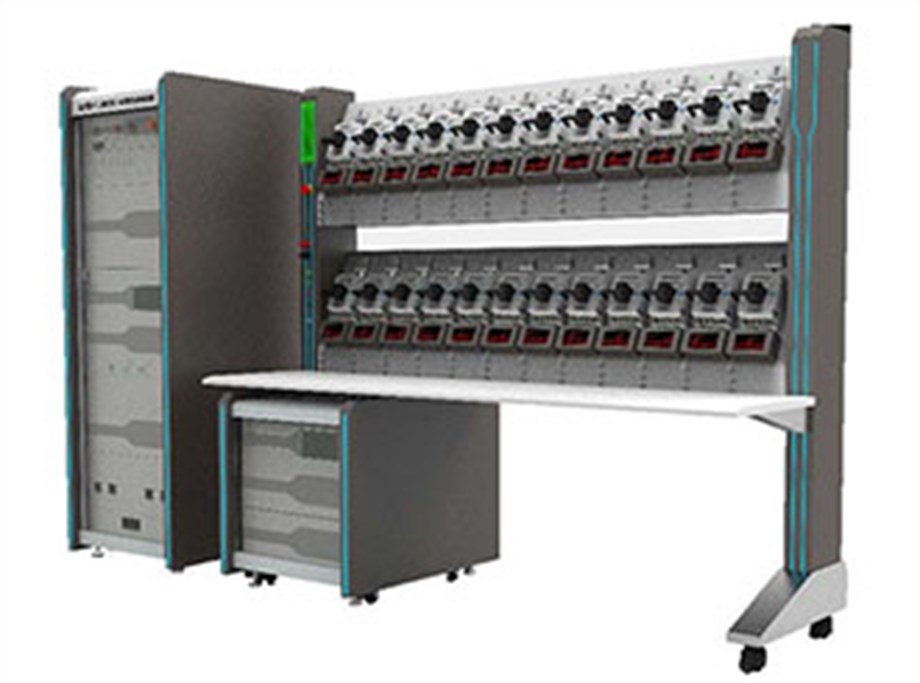 GFUVE GF1000 STATIONARY MULTI-POSITIONS SINGLE PHASE KWH METER TEST BENCH GF1000 SABİT ÇOK POZİSYONLU TEK FAZLI KWH METRE TEST TEZGAHI