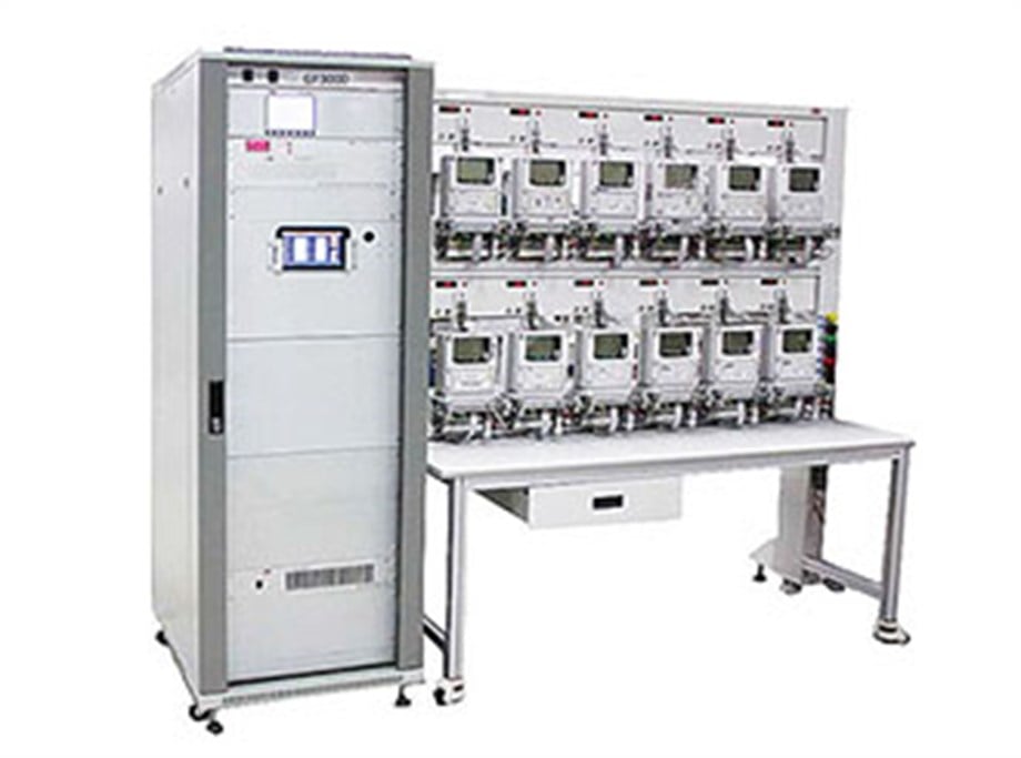 GFUVE GF3000 MULTI-POSITIONS THREE PHASE ENERGY METER TEST BENCH GF3000 ÇOK KONUMLU ÜÇ FAZLI ENERJİ SAYACI TEST TEZGAHI