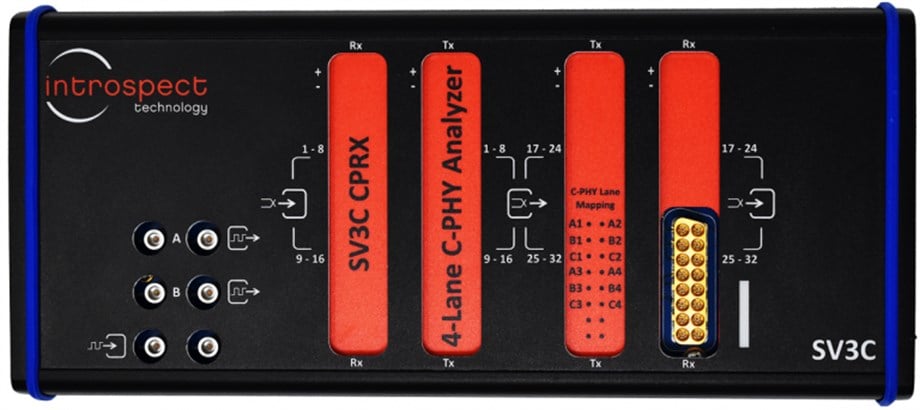 Introspect Technology SV3C-CPRX High-Performance MIPI C-PHY Analyzer SV3C-CPRX Yüksek Performanslı MIPI C-PHY Analizörü