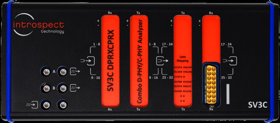 Introspect Technology SV3C-DPRXCPRX Combo MIPI D-PHY/C-PHY Analyzer SV3C-DPRXCPRX Combo MIPI D-PHY/C-PHY Analizörü