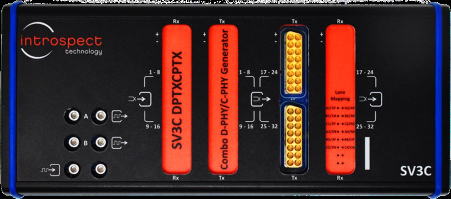 Introspect Technology SV3C-DPTXCPTX Combo MIPI D-PHY/C-PHY Generator SV3C-DPTXCPTX Combo MIPI D-PHY/C-PHY Jeneratör