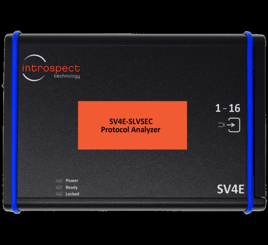 Introspect Technology SV4E-SLVSEC Protocol Analyzer 16-Lane, 6.5 Gbps SLVS-EC Protocol AnalyzerSV4E-SLVSEC Protokol Analizörü 16-Lane, 6,5 Gbps SLVS-EC Protokol Analizörü 