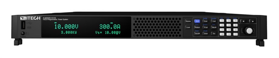 ITECH IT-M3901B-10-170 Rejeneratif Güç Sistemi 10V/ -120~170A/ -1200~1700W, Tek Faz