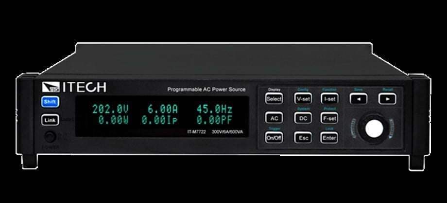 ITECH IT-M7721 Kompakt AC Güç Kaynağı 300V / 3A / 300VA, 1φ, yarım 1U