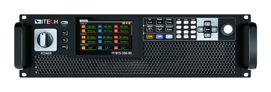 ITECH IT7803-350-30U Yüksek güçlü programlanabilir AC/DC güç kaynağı 350V L-N, 30 A, 3kVA, Tek Faz