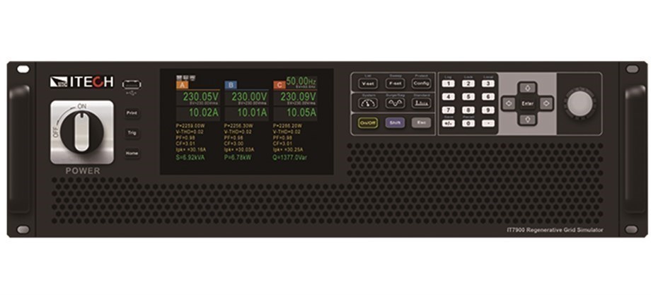 ITECH IT7905-350-30U Rejeneratif şebeke simülatörü 350V, 30A, 5kVA, 3U