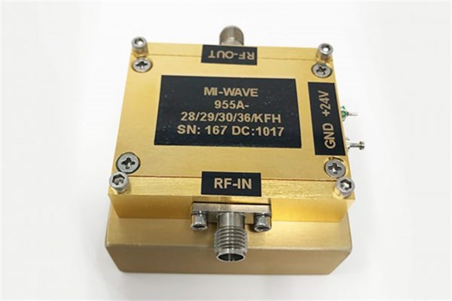 Mı-Wave 28 GHz – 29 GHz Power Amplifier 28 GHz - 29 GHz Güç Yükselticisi