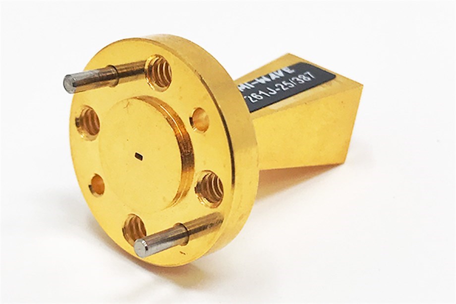 Mı-Wave WR-3 Standard Gain Horn Antennas | 15 dBi Gain WR-3 Standart Kazançlı Boynuz Antenler | 15 dBi Kazanç