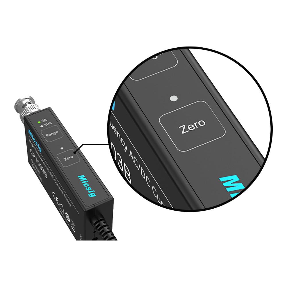Micsig CP1003B Hochfrequenz Stromzange – Bandbreite 100 MHz, Messbereich 5A/30A, Für Oszilloskope