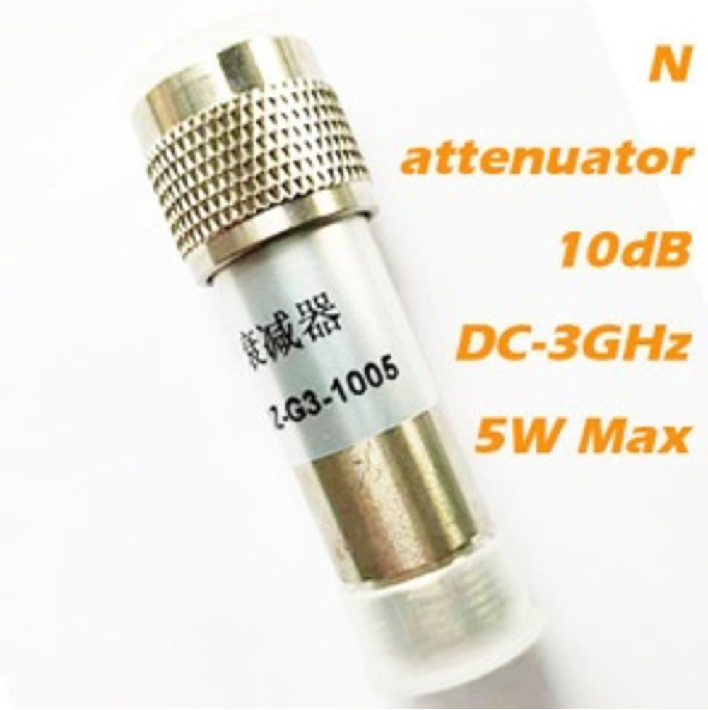 RF Güç Düşürücü DC-3GHz 10dB N attenuator - 5W