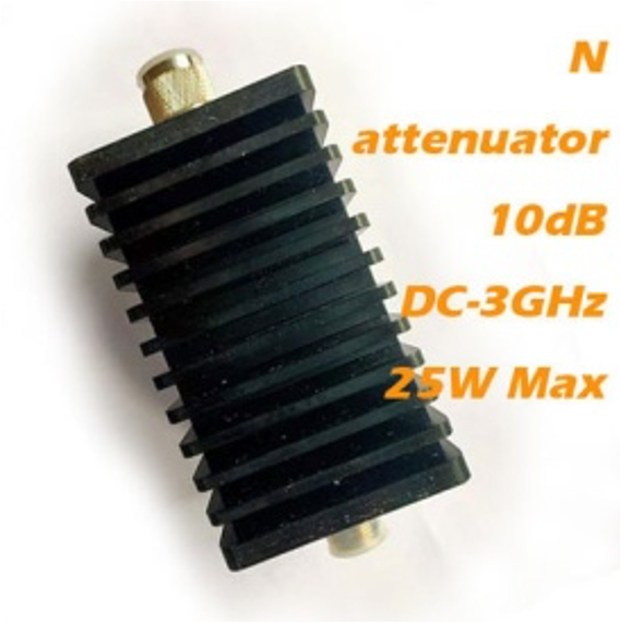 RF Güç Düşürücü DC-3GHz 10dB N attenuator - 25W