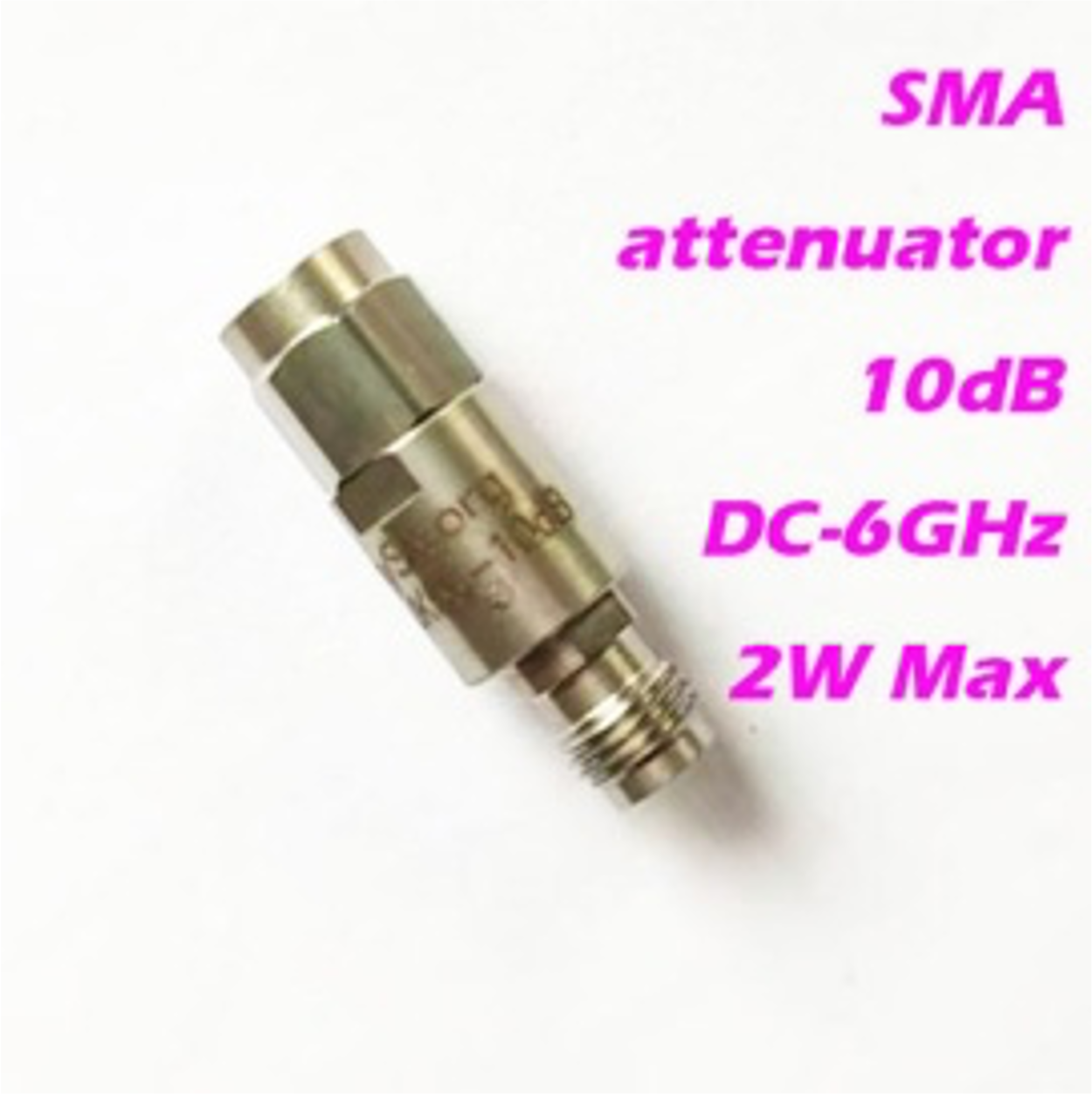 RF Güç Düşürücü SMA 10dB DC - 6GHz 2W Max - Attenuator