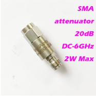RF Güç Düşürücü SMA 20dB DC - 6GHz 2W Max - Attenuator