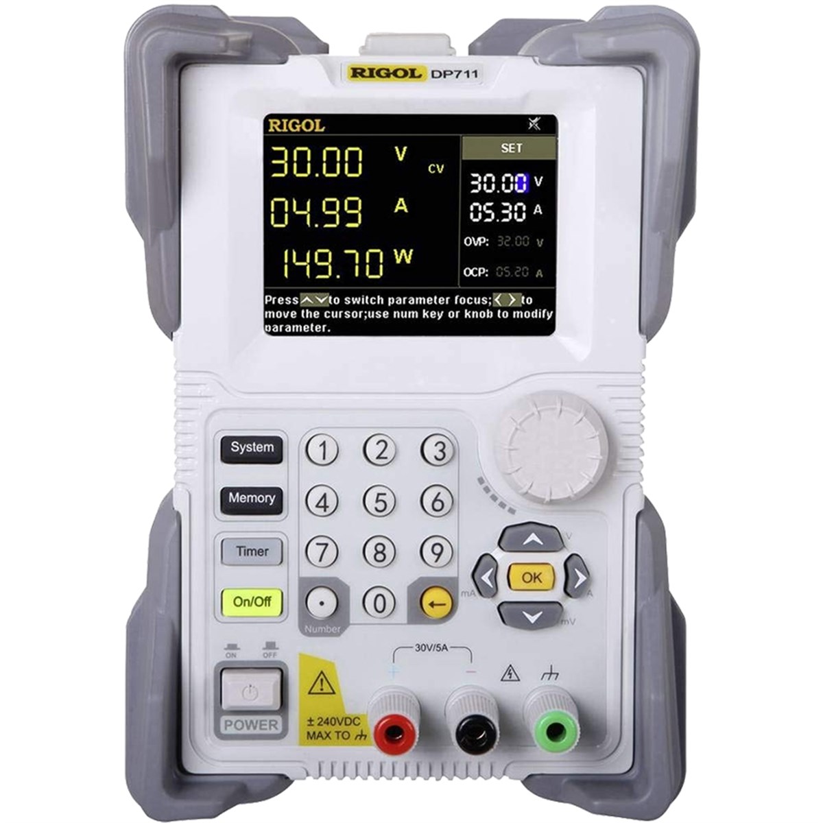 Rigol DP711 150W 30V 5A Tek çıkışlı Programlanabilir DC Güç Kaynağı