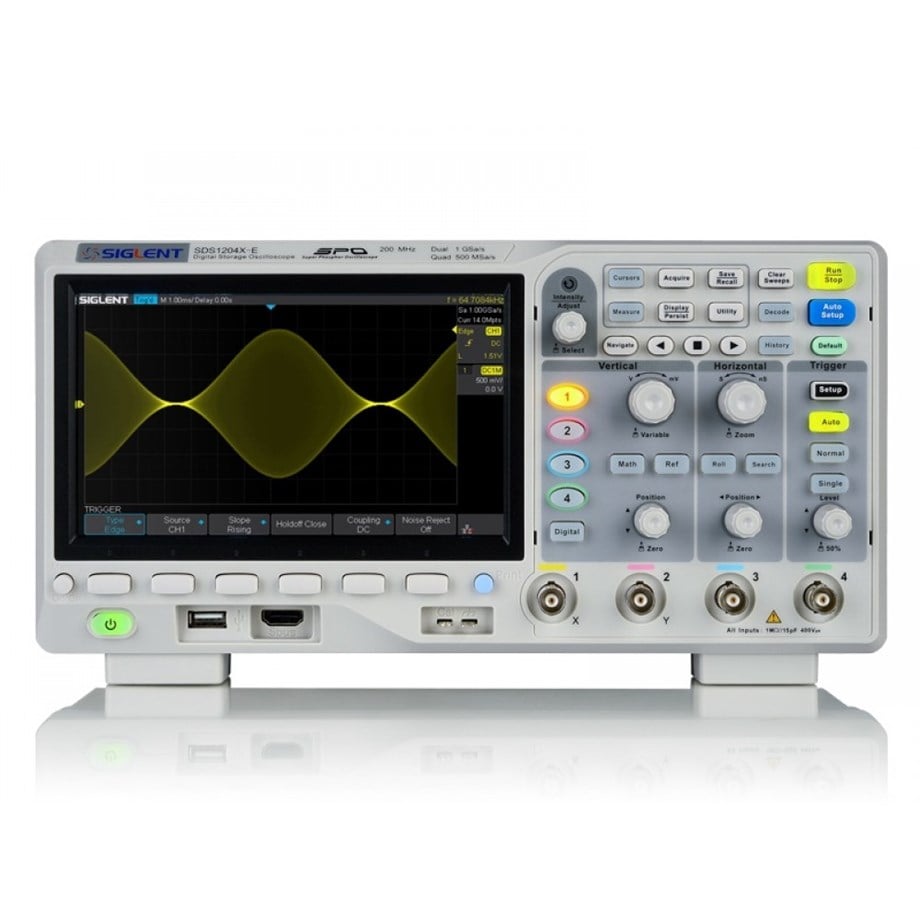 SIGLENT SDS1104X-E Osiloskop 100MHz 4 kanal