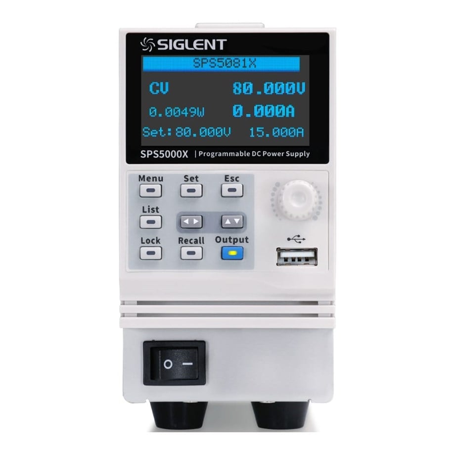 SIGLENT SPS5161X, 160V 7.5A 360W tek çıkışlı güç kaynağı