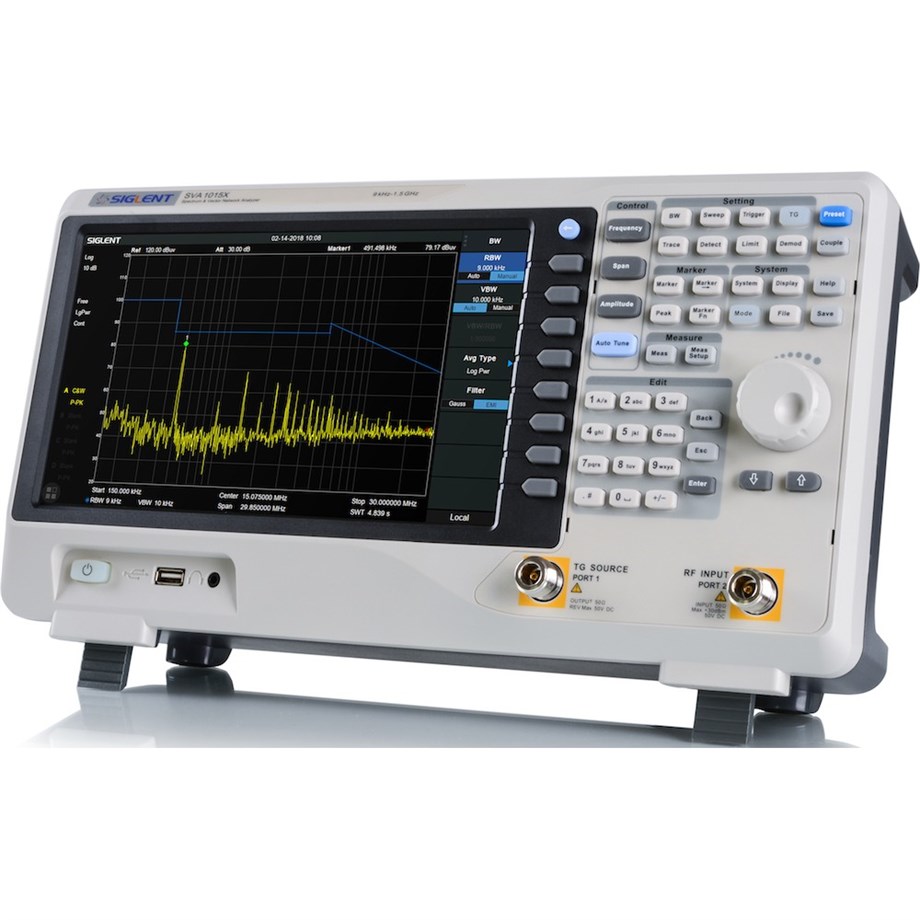 SIGLENT SVA1015X 1.5GHz Spektrum Vektör Ağ Analizörü (VNA) | Kami