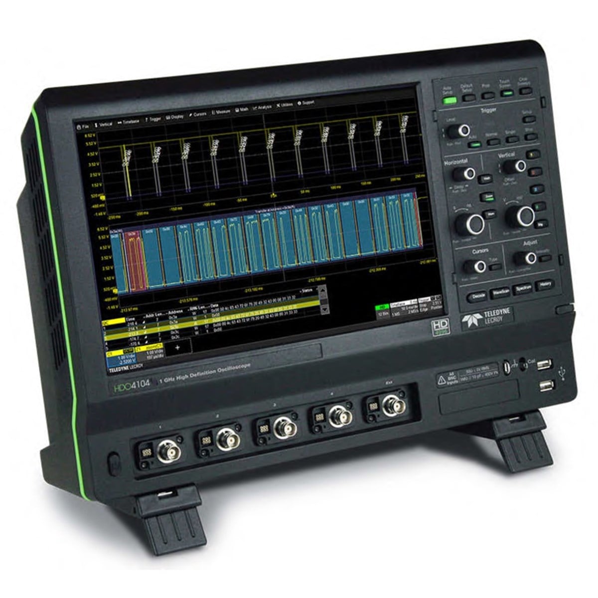 Teledyne Lecroy HDO4024A 200 MHz, 10 GS/s, 4 Ch, 12.5 Mpts/Ch 12-bit HD Osiloskop