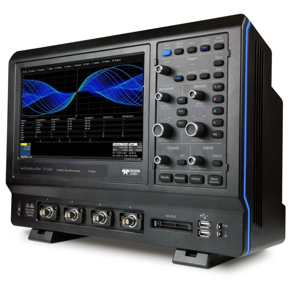 Teledyne Lecroy WaveSurfer 3104z 1GHz, 4 GS/s, 4 Ch, 10 Mpts/ch Dijital Osiloskop