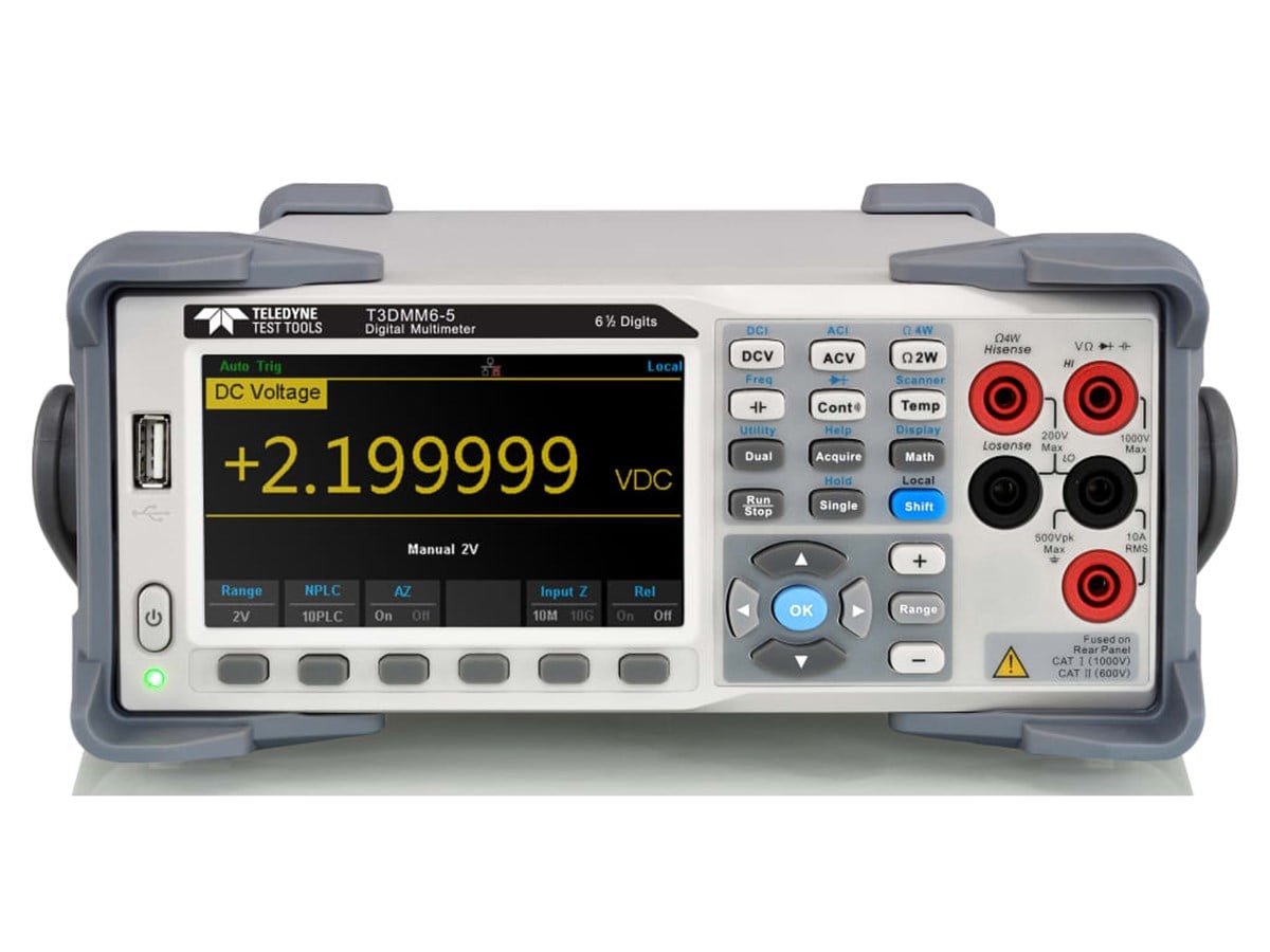 Teledyne Test Tools T3DMM6-5-SC / 6.5 Basamak TRMS Dahili Scanner Masa Tipi Multimetre