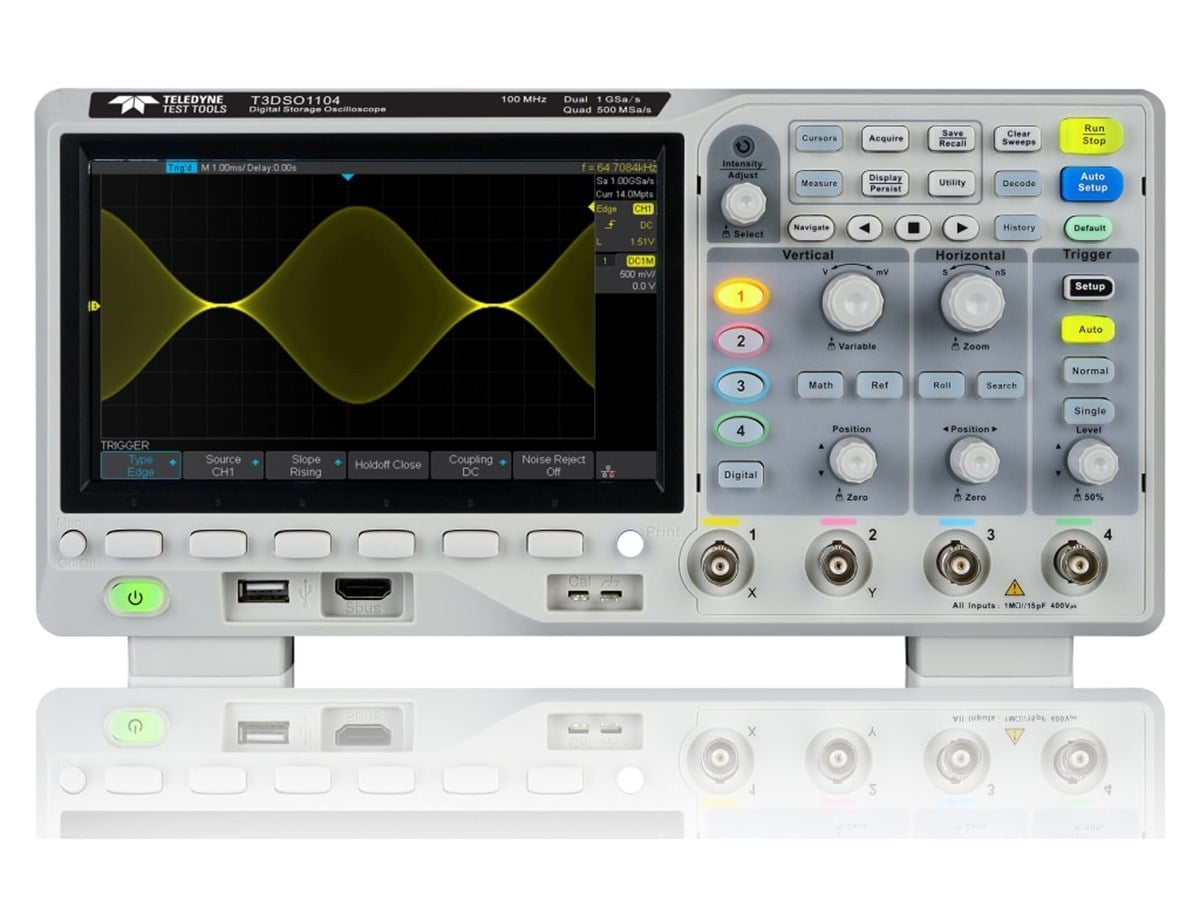 Teledyne Test Tools T3DSO1104 100MHz 4 Kanal Dijital Osiloskop