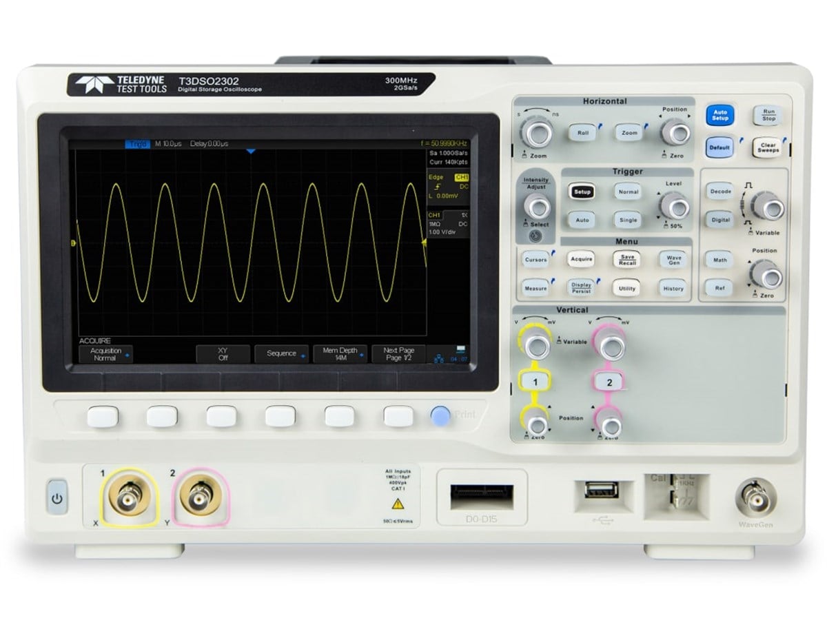 Teledyne Test Tools T3DSO2102 100MHz 2 Kanal Dijital Osiloskop