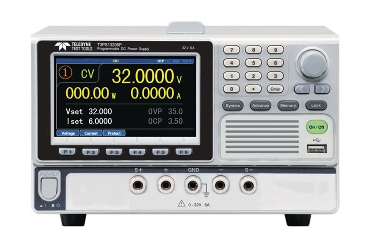 Teledyne Test Tools T3PS13206P / 192W 1 Çıkışlı Programlanabilir Lineer DC Güç Kaynağı