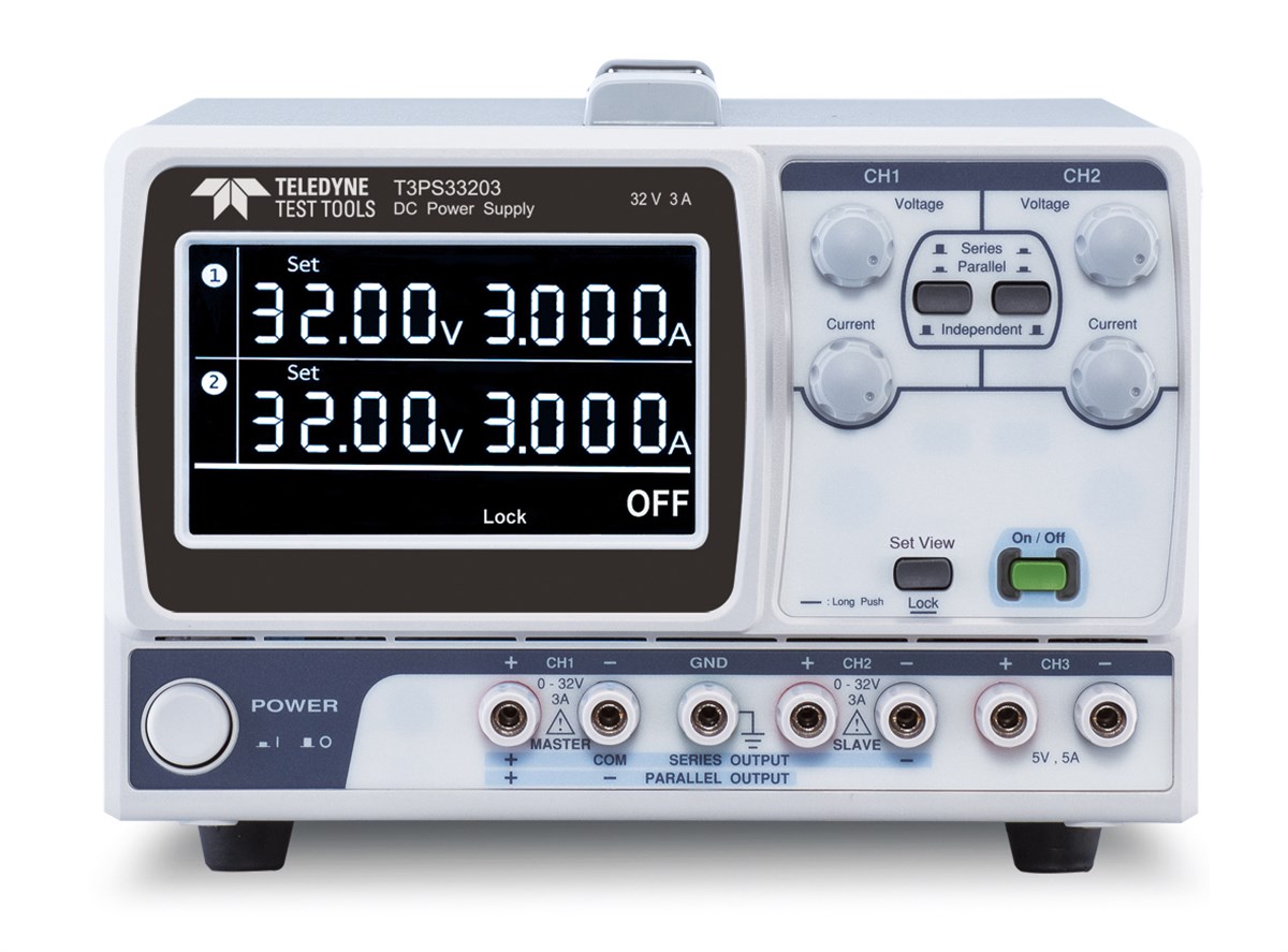 Teledyne Test Tools T3PS33203 / 207W 3 Çıkışlı Ayarlanabilir DC Güç Kaynağı