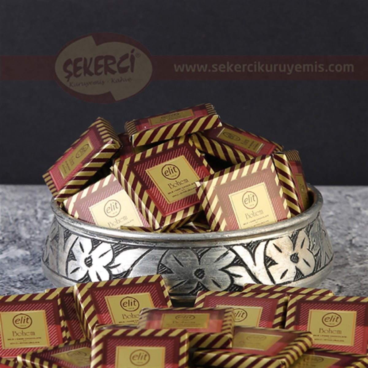 Elit Sütlü Bitter İkiz Çikolata