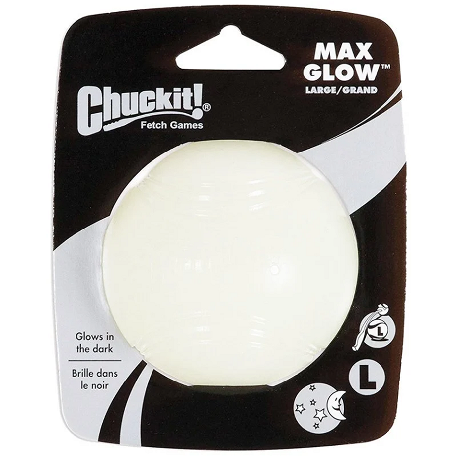 Chuckit! Max Glow Gece Parlayan Oyun Topu Large