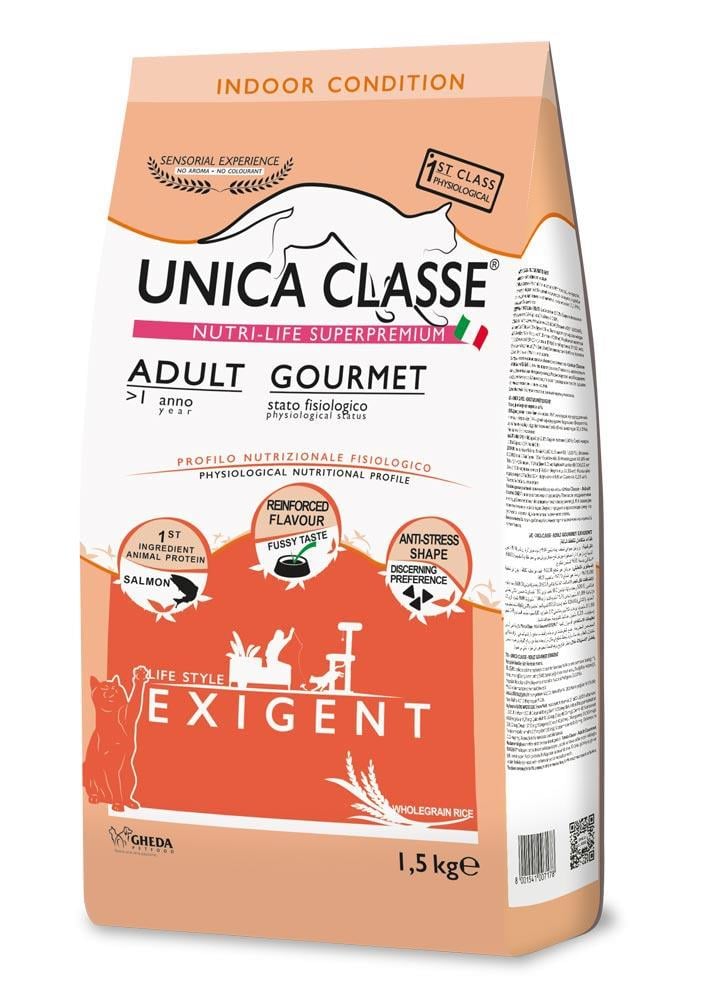 Unica Classe Adult Gourmet Somonlu Yetişkin Kedi Maması 1.5kg