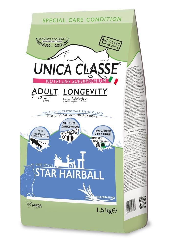 Unica Classe Adult Longevity Alabalıklı 7-12 Yaş Arası Yetişkin Kedi Maması 1.5kg