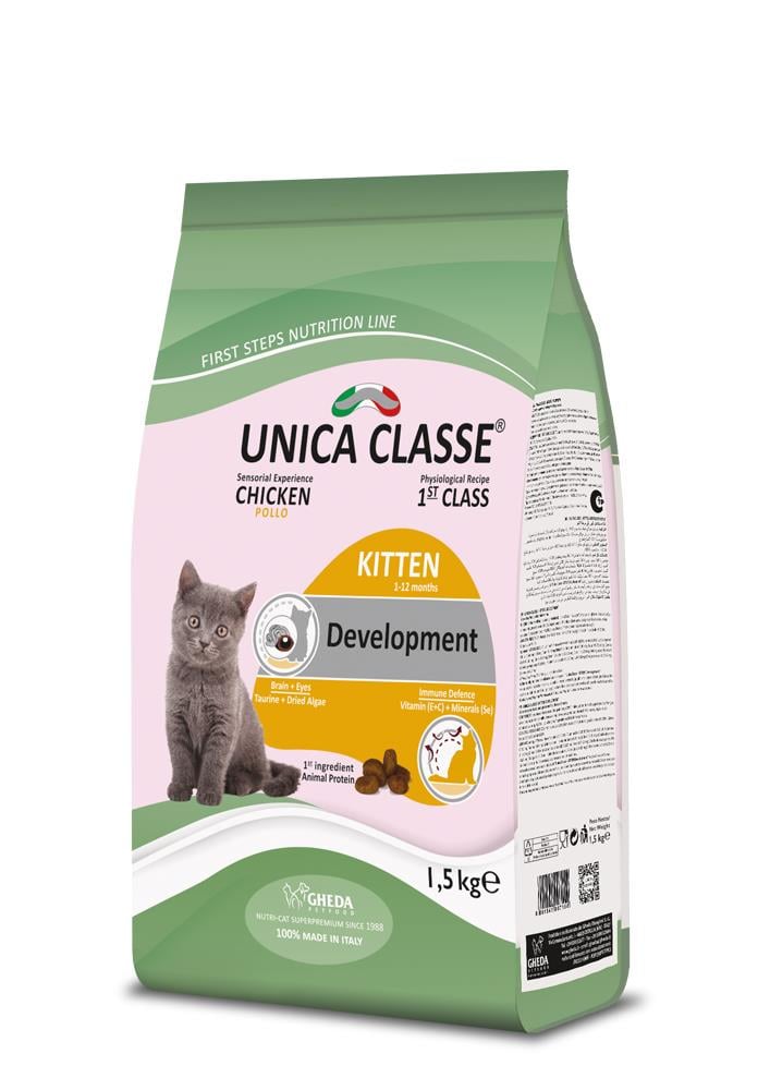 Unica Classe Kitten Development Tavuklu Yavru Kedi Maması 1.5kg