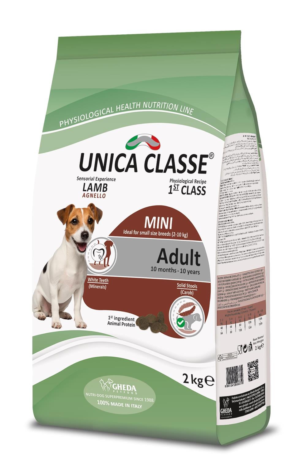 Unica Classe Mini Adult Equilibrium Kuzu Etli Küçük Irk Yetişkin Köpek Maması 2kg
