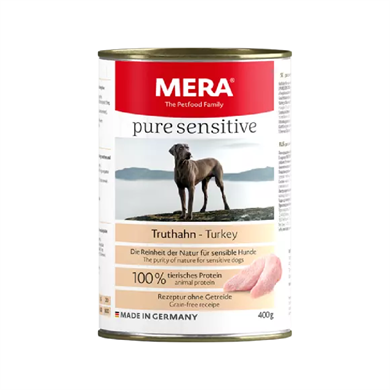 Mera Pure Sensivite Hindili Tahılsız Köpek Konservesi 400 gr