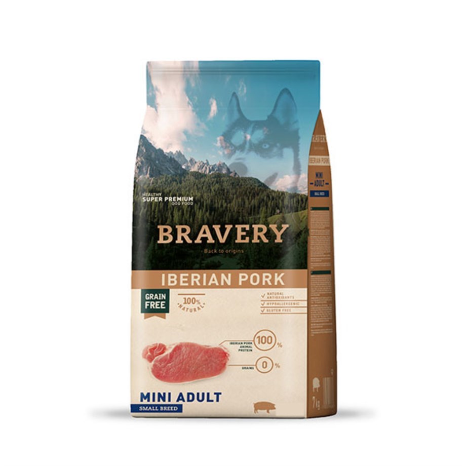 Bravery Mini Adult İberya Domuzlu Küçük Irk Yetişkin Köpek Maması 2kg