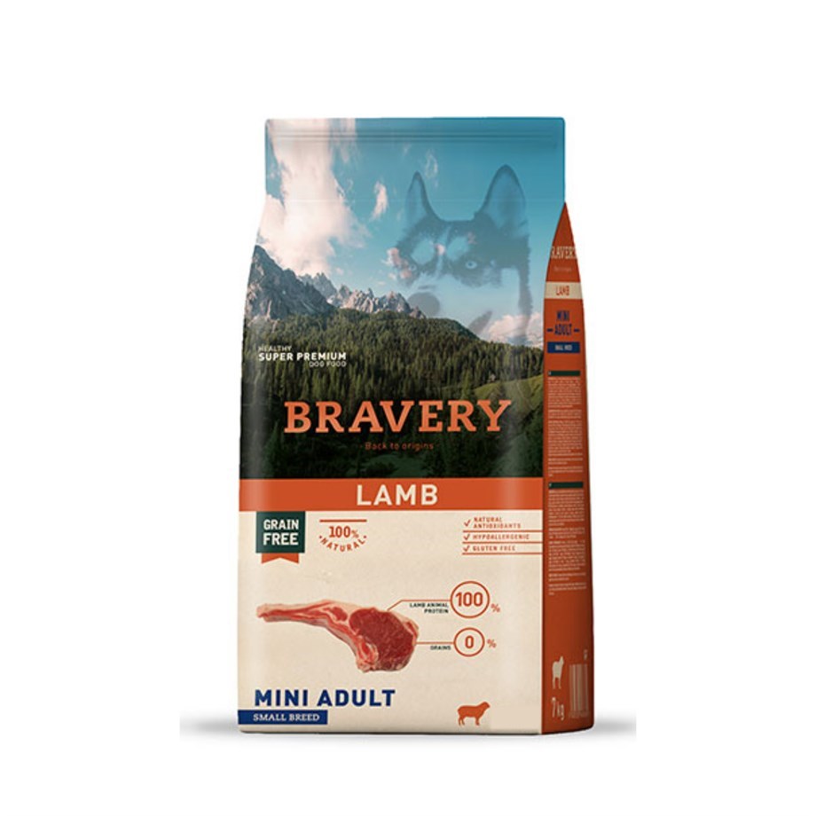 Bravery Mini Adult Kuzulu Küçük Irk Yetişkin Köpek Maması 2kg