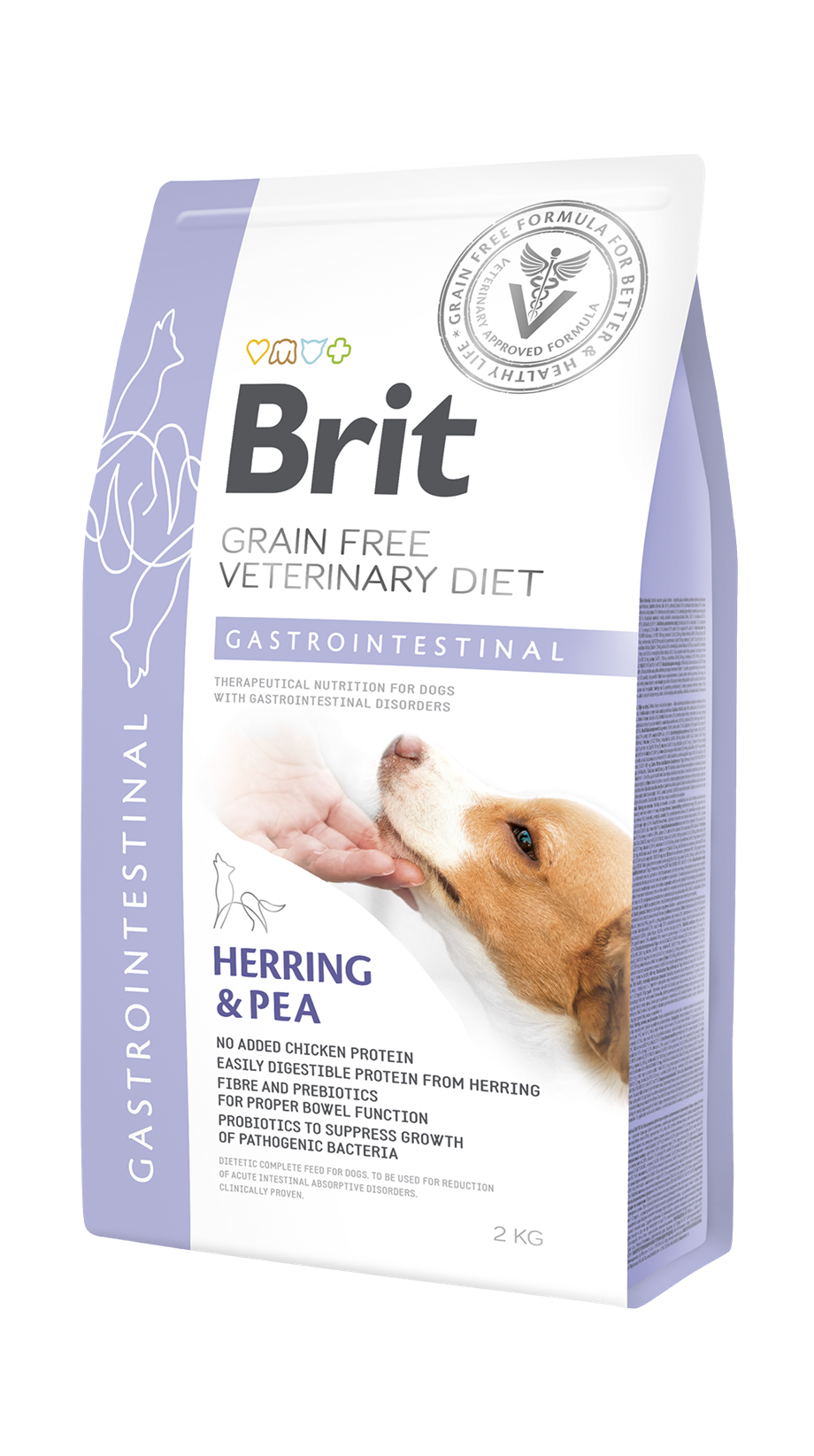 Brit Veterinary Diets Dog Gastrointestinal Sindirim Sistemi Destekleyici Tahılsız Köpek Maması 2kg