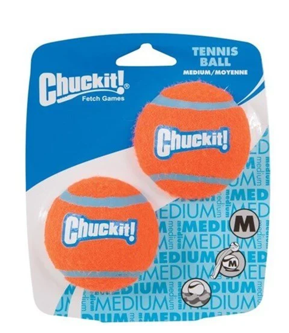 Chuckit! 2'li Köpek Tenis Oyun Topu (Orta Boy)