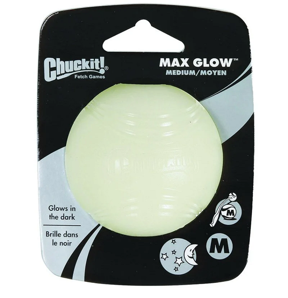 Chuckit! Max Glow Gece Parlayan Oyun Topu Medium
