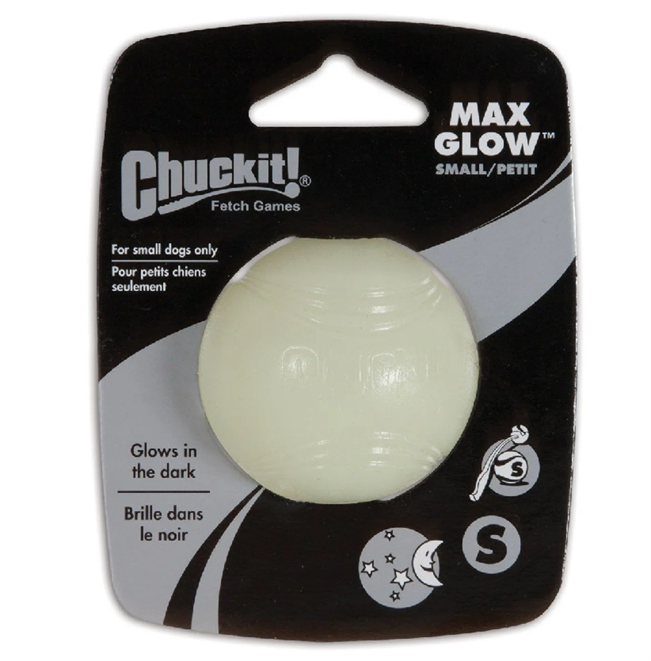 Chuckit! Max Glow Gece Parlayan Oyun Topu Small