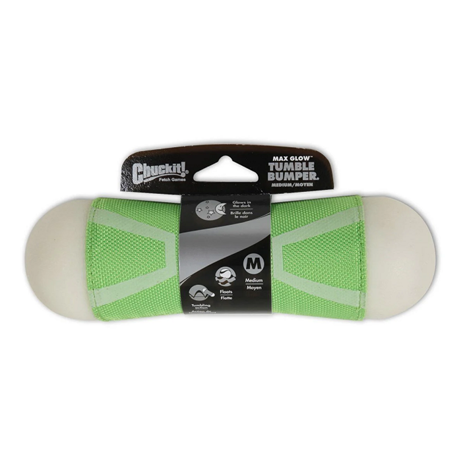Chuckit! Tumble Bumper Max Glow Gece Parlayan Köpek Oyuncağı (Orta Boy)