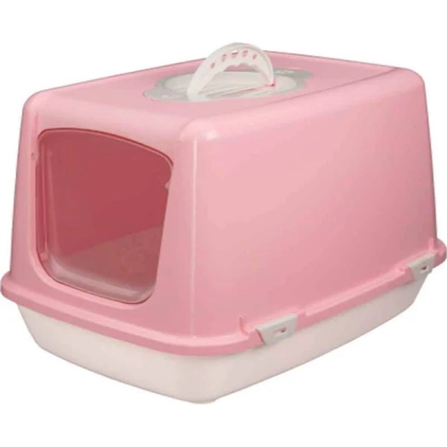 Çınar Standart Boy Kapalı Kedi Tuvaleti Pembe