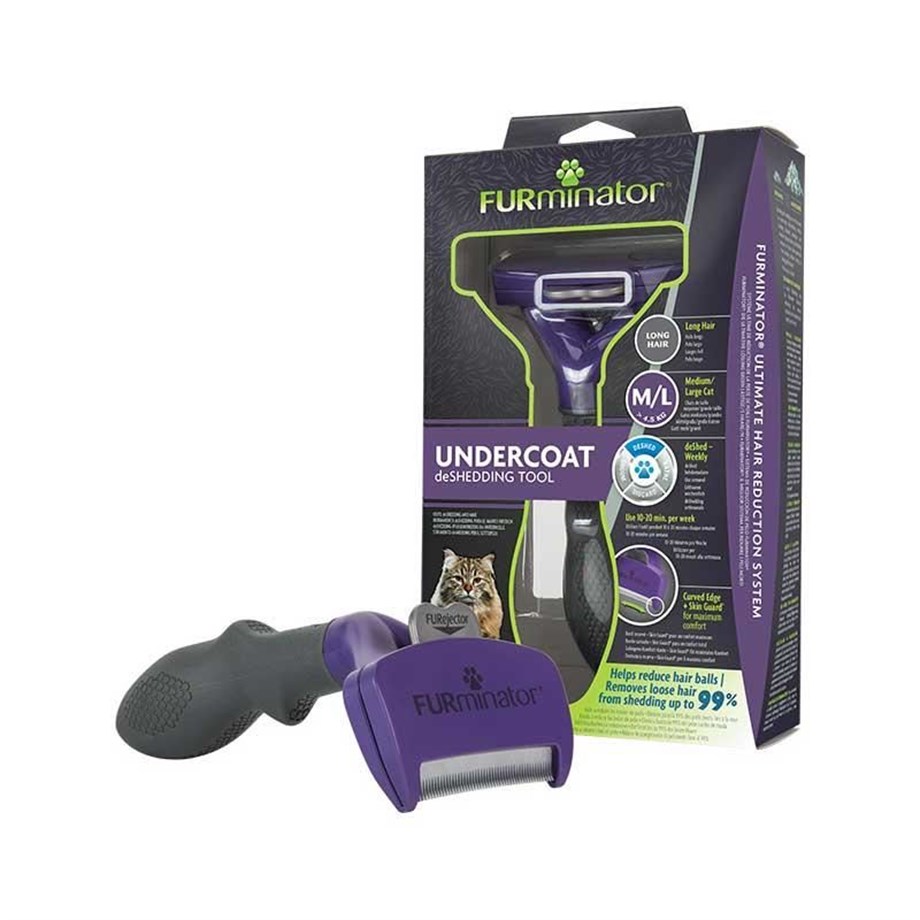 Furminatör Long Hair Uzun Tüylü Kedi Tarağı M/L