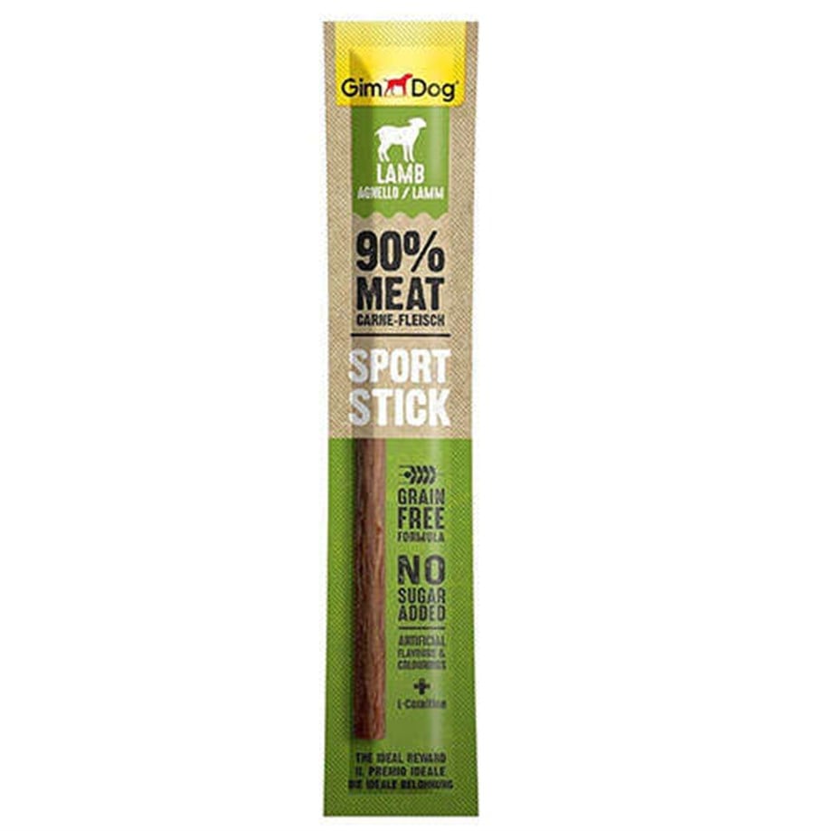 GimDog Sport Sticks Kuzu Etli Tahılsız Köpek Ödül Çubuğu 12gr