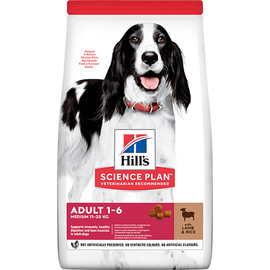 Hill's Kuzulu Orta Irk Yetişkin Köpek Maması 14kg