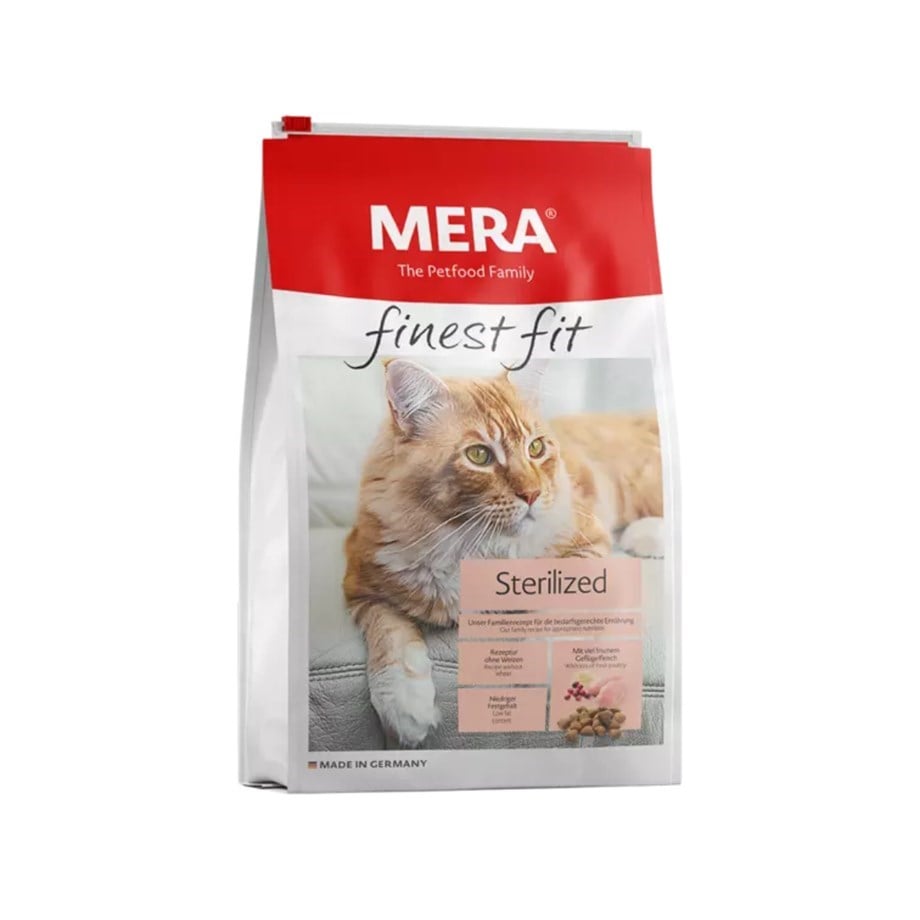 Mera Finest Fit Sterilised Kümes Hayvanlı Kısır Kedi Maması 